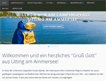 Tablet Screenshot of ammersee-camping.de